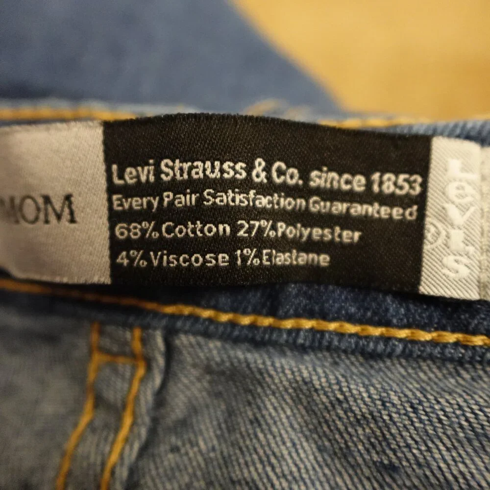 Levi's Jeans Silvertab Mini Mom Girls'‎ Size 8 Blue Denim Retro